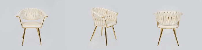 Glamur Golden Bell Krzesło