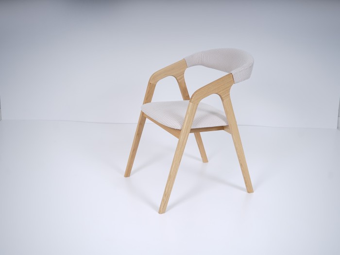 Zestaw stół Eylon i 4 krzesła Silva