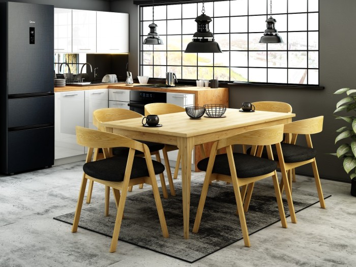 Zestaw stół  Vigo i 4 krzesła Vega